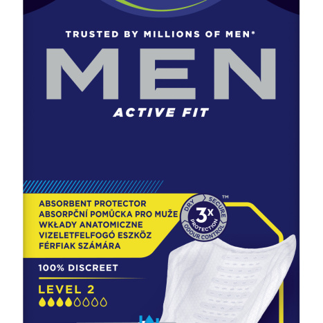 TENA FOR MEN level 2 Урологични абсорбиращи подложки за мъже x 20