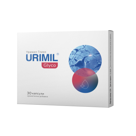 NATURPHARMA URIMIL GLYCO for peripheral nervous system and blood glucose x 30 caps