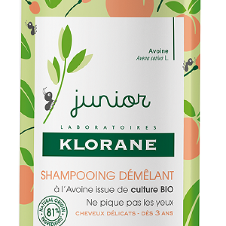 KLORANE PETIT JUNIOR combing shampoo with peach 500ml