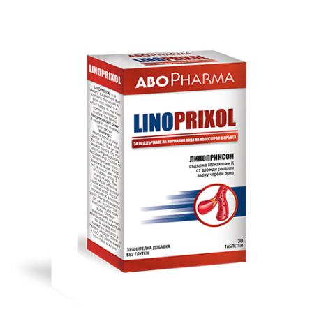 ABO PHARMA LINOPRIXOL to maintain normal cholesterol levels x 30 tabl