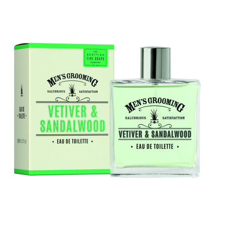 SCOTTISH FINE SOAPS Vetiver and Sandalwood, Eau de Toilette 100 ml