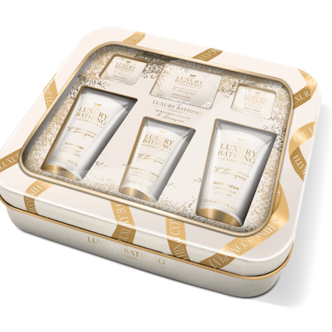GRACE COLE PROMO Bergamot, Ginger and Lime Grass in a metal box