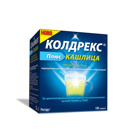 COLDREX PLUS COUGH cough for flu and cold x 10 sach
