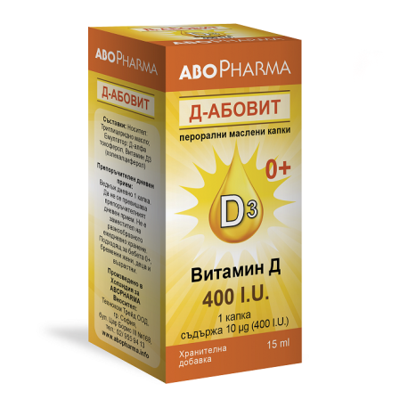 ABO PHARMA D-ABOVIT 400 IE oil drops 15ml
