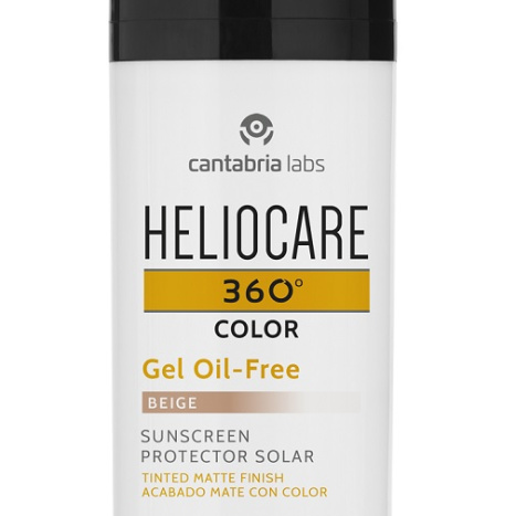 HELIOCARE 360 Слънцезащитен оцветен гел за мазна или склонна към акне кожа SPF50+ BEIGE 50ml