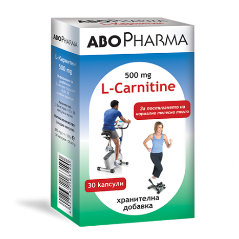 ABOPHARMA L-CARNITINE л-карнитин 500mg x 30 tabl
