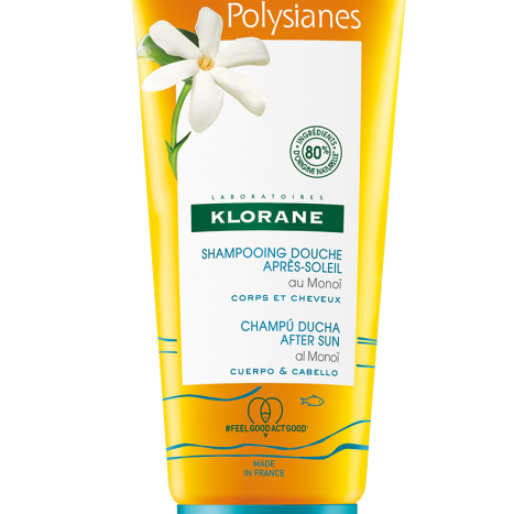 KLORANE POLYSIANES SUN SUBLIME shampoo and shower gel for after sun with Monoi 200ml