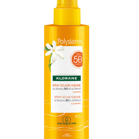 KLORANE POLYSIANES SUN SUBLIME SPF50+ spray with Tamanu and Monoi oil 200ml