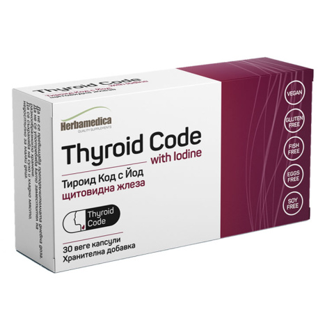 HERBAMEDICA THYROID CODE тироид код с йод x 30 caps