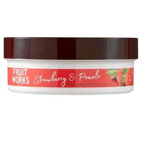 FRUIT WORKS Strawberry and Pomelo Body Oil with Almond Oil and Vitamin E 225g