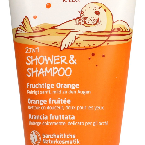 WELEDA KIDS 2in1 Shower gel & shampoo for children with orange 150ml