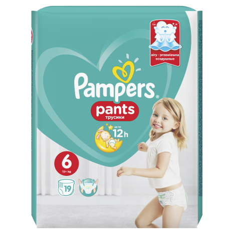 PAMPERS гащи CP S6 XL 16+kg x 19