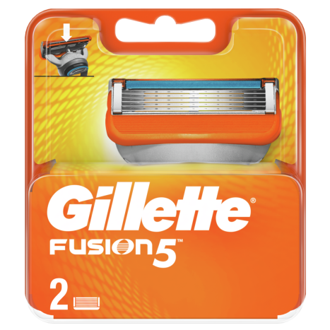 GILLETTE FUSION опакoвка от 2 ножчета