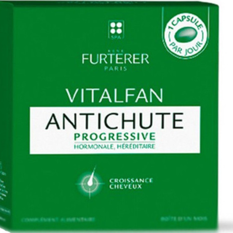 RENE FURTERER VITALFAN - nutritional supplement against progressive (hormonal, hereditary) hair loss x 30 caps