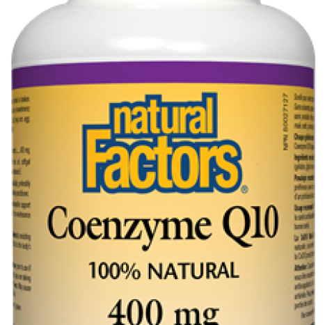 NATURAL FACTORS Coenzyme Коензим Q10 400mg x 60 caps