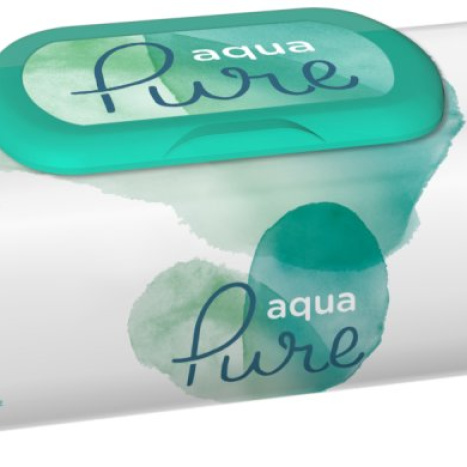 PAMPERS Aqua wipes with 99% water x 48