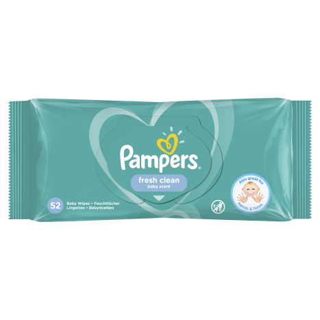 PAMPERS Wipes Fresh x 52