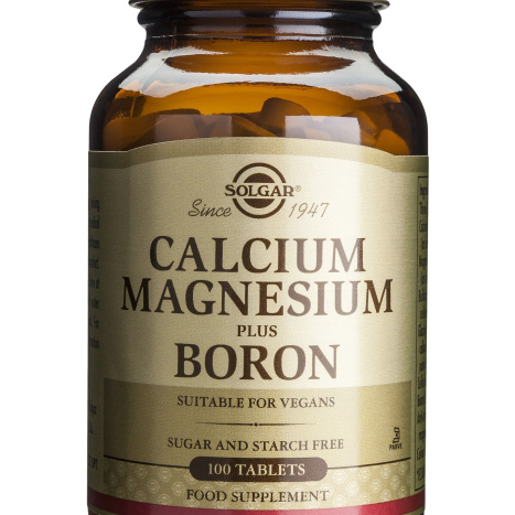 SOLGAR CALCIUM MAGNESIUM + BORON Калций,Магнезий и Бор x 100 tabl