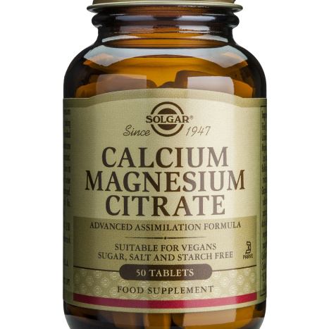 SOLGAR CALCIUM MAGNESIUM CITRATE Calcium magnesium citrate x 50 tabl