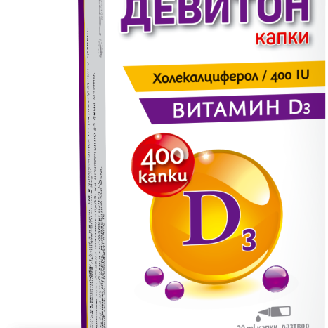 FORTEX DEVITON Vitamin D 400IU drops 20ml