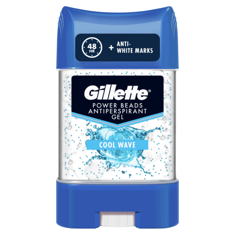 GILLETTE COOL WAVE Deo gel POWER Bead anti-perspirant 75ml