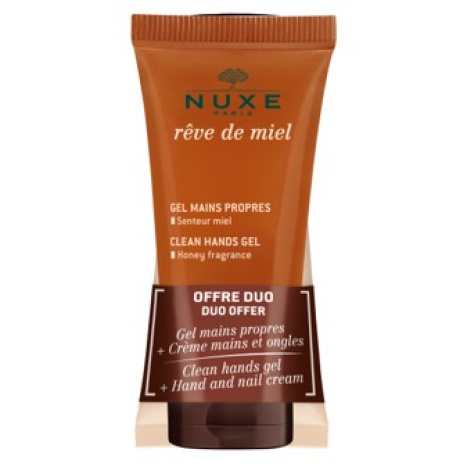 NUXE PROMO REVE DE MIEL cleansing hand gel 30ml + Nourishing hand cream 30ml