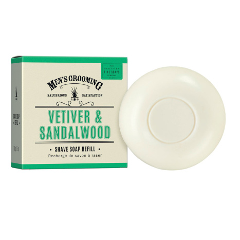 SCOTTISH FINE SOAPS Vetiver and Sandalwood, Shaving Soap 100 g