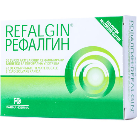 NATURPHARMA REFALGIN for gastroesophageal reflux x 20 tabl