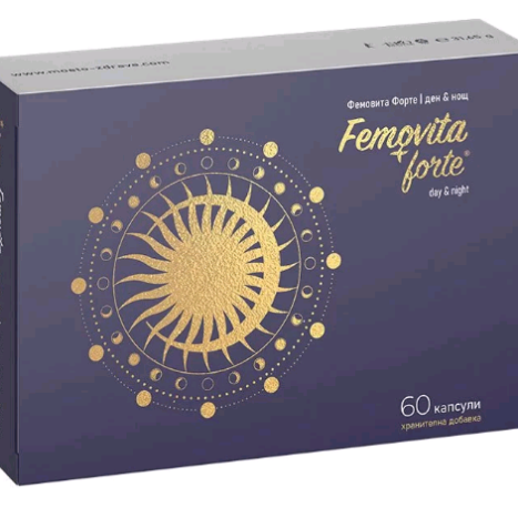 NATURPHARMA FEMOVITA FORTE day and night non-hormonal solution for menopause x 30 caps
