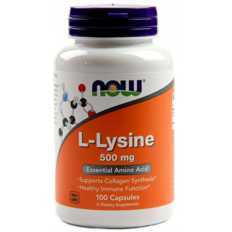 NOW L-LYSINE L-lysine 500mg x 100 caps