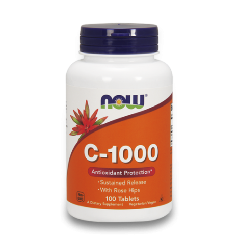 NOW VITAMINE C-1000 SR Sustained Release x 100 tabl