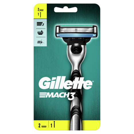 GILLETTE Mach 3 razor with 2 blades