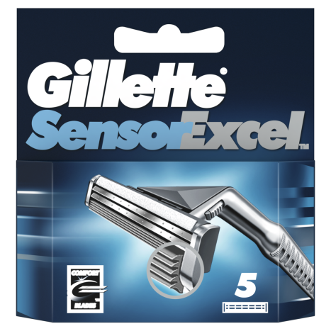 GILLETTE Sensor Excel pack of 5 blades