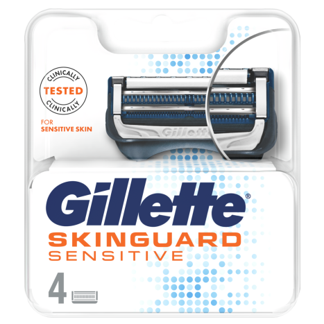 GILLETTE SKINGUARD SENSITIVE опаковка 4 ножчета