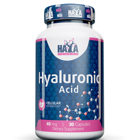 HAYA LABS HYALURONIC ACID Hyaluronic acid 40mg x 30 caps