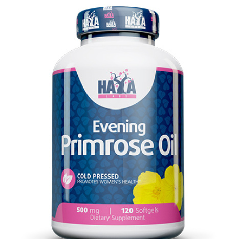 HAYA LABS EVENING PRIMROSE OIL Evening primrose oil for menopause 500mg x 120 caps