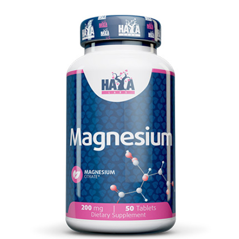 HAYA LABS MAGNESIUM CITRATE for fast muscle recovery 200mg x 50 tabl