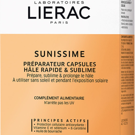 LIERAC SUNISSIME healthy tan capsules x 30