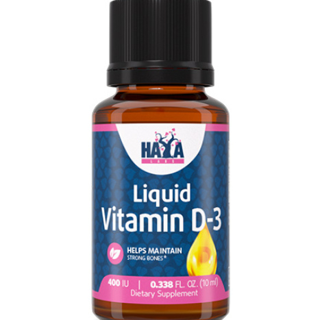 HAYA LABS LIQID VITAMIN D3 400IU Liquid vitamin D3 10ml