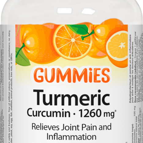 WEBBER NATURALS GUMMIES TURMERIC CURCUMIN Turmeric anti-inflammatory and antioxidant action x 120 gummies