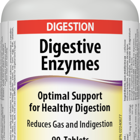 WEBBER NATURALS DIGESTIVE ENZYMES Digestive enzymes x 90 tabl