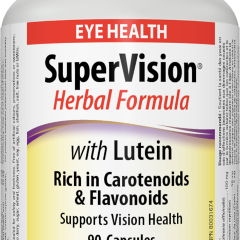 WEBBER NATURALS SUPER VISION Herbal vision support formula x 90 caps
