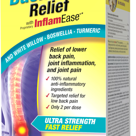 WEBBER NATURALS OSTEO BACK PAIN RELIEF formula for back and joint pain x 120 caps