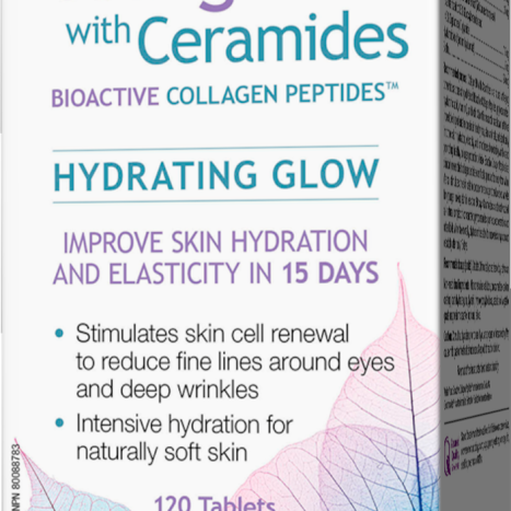 WEBBER NATURALS COLLAGEN 30 with Ceramides improves skin elasticity x 120 tabl