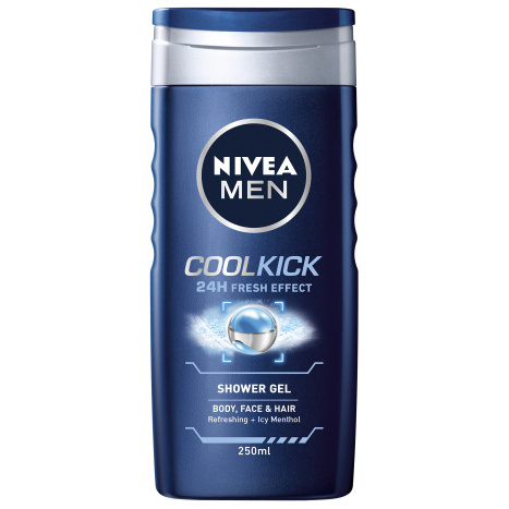 NIVEA MEN Cool Kick shower gel 250ml