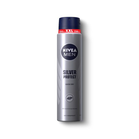 NIVEA MEN Deo Spray for men Silver Protect XL size 250ml