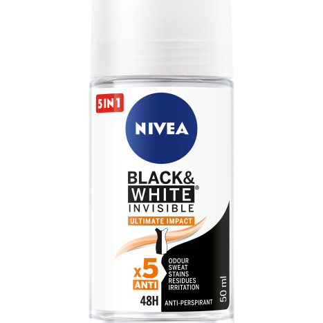 NIVEA Deo Roll-on for women Invisible on Black & White Ultimate Impact 50ml
