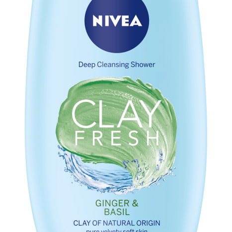 NIVEA Shower gel Clay Fresh Ginger & Basil 250ml