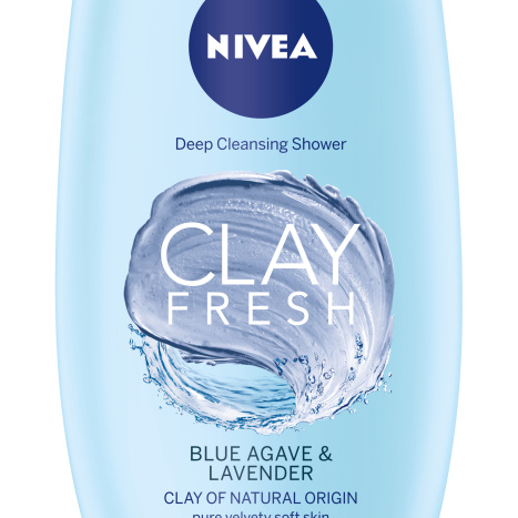 NIVEA Shower Gel Clay Fresh Blue Agave & Lavender 250ml