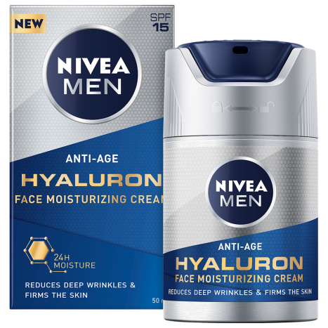 NIVEA MEN Active Age Hyaluron Крем за лице против бръчки 50ml